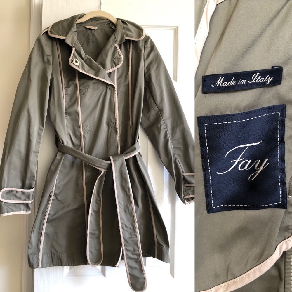 Fay Womens Luxury Raincoat
